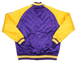 Lakers Shaquille O'Neal Signed Purple 2000 NBA Champs M&N Jacket BAS Witnessed