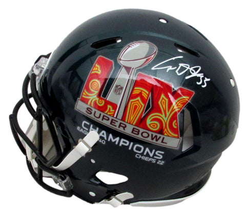 Cooper DeJean Signed Full Size Authentic SB LIX Champs Helmet Eagles Fanatics