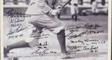 Multi Signed Framed 16x20 Ty Cobbs MLB Photo including Dave Parker, Kirby Pucket