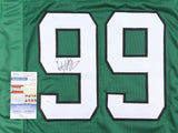 Will Mcdonald IV Signed Jets Jersey (JSA COA) New York 2023 1st Rnd Pk. Def. End