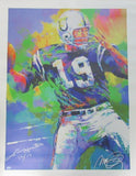 Johnny Unitas HOF Signed/Autographed 36x45.5 Lithograph Colts PSA/DNA 190553