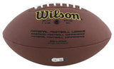 Buccaneers Mike Alstott Signed Wilson Super Grip Football W/ Case BAS Witnessed