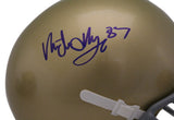 Michael Mayer Signed Notre Dame Fighting Irish Schutt Mini Helmet Beckett 37432