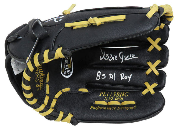 Ozzie Guillen Signed Rawlings Black Fielders Glove w/85 AL ROY (SCHWARTZ COA)