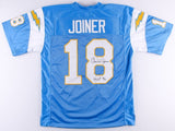 Charlie Joiner Signed San Diego Chargers Jersey Inscribed "HOF 96" (JSA COA)