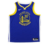 Steph Curry Signed Golden State Warriors Nike Swingman Blue NBA Jersey