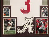 FRAMED CALVIN RIDLEY AUTOGRAPHED SIGNED ALABAMA CRIMSON TIDE JERSEY JSA COA