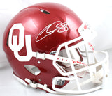 CeeDee Lamb Autographed Oklahoma Sooners F/S Speed Authentic Helmet - Fanatics