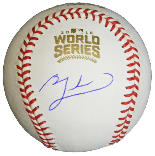 Cubs MVP BEN ZOBRIST Signed Rawlingsl 2016 World Series Baseball - SCHWARTZ