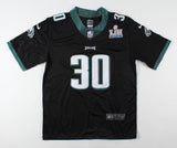 Corey Clement Signed Philadelphia Eagles Nike Super Bowl LII Jersey (JSA COA) RB