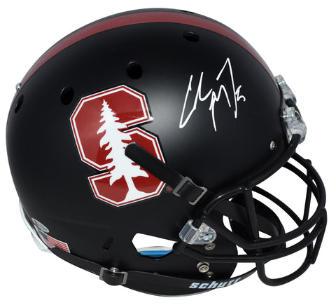 CHRISTIAN McCAFFREY SIGNED STANFORD CARDINAL BLACK FULL SIZE HELMET BECKETT