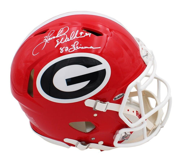 Herschel Walker Signed Georgia Bulldogs Speed Authentic NCAA Helmet with Inscr.