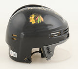 Chris Chelios Signed Chicago Blackhawks Mini Helmet Inscribed "HOF 2013" Beckett