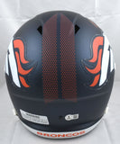 Troy Franklin Autographed Denver Broncos F/S Speed Helmet- Beckett W Hologram