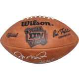 Joe Montana & John Elway Signed Super Bowl XXIV Official Football BAS 44302