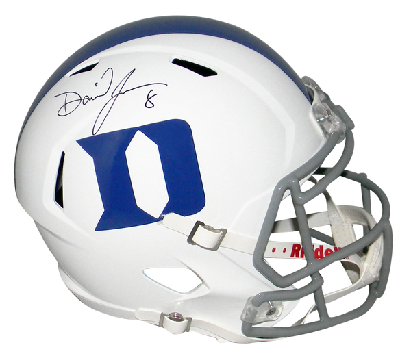 DANIEL JONES AUTOGRAPHED SIGNED DUKE BLUE DEVILS FULL SIZE SPEED HELMET BECKETT