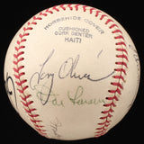 Chicago Cubs & Misc All Stars Signed Baseball (JSA LOA) Banks,Santo look at list