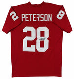 Adrian Peterso Signed Oklahoma Sooners Jersey (Beckett COA) Minnesota Vikings RB