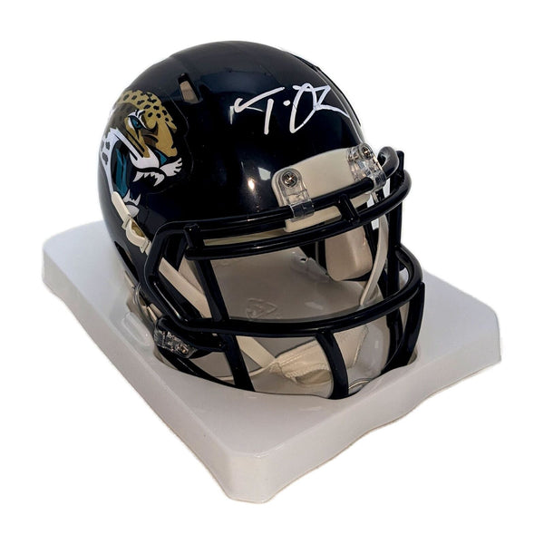 Trevor Lawrence Autographed Jaguars Speed Mini Helmet - PSA