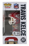 Chiefs Travis Kelce Authentic Signed #257 Funko Pop Vinyl Figure BAS Witnessed