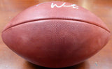 DESHAUN WATSON AUTOGRAPHED NFL LEATHER FOOTBALL CLEVELAND BROWNS BECKETT 113700