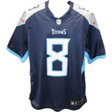 Will Levis Autographed Tennessee Titans Dark Blue Nike XL Jersey FAN 48354