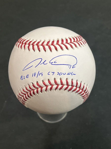 Jacob deGrom Signed Official MLB Baseball B2b 18 19 Cy Young Auto /48 Fanatics