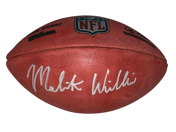 MALIK WILLIS SIGNED GREEN BAY PACKERS OFFICIAL NFL DUKE WILSON FOOTBALL BECKETT