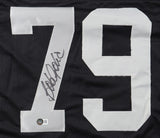 Bob Golic Signed Los Angeles Raiders Jersey (Beckett) 3xPro Bowl Def. Tackle