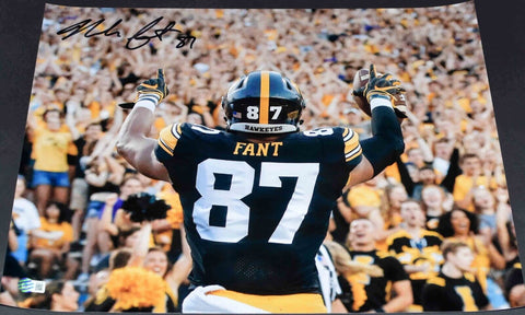 NOAH FANT AUTOGRAPHED SIGNED IOWA HAWKEYES 16X20 PHOTO BECKETT