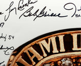 1972 17-0 Perfect Season Autographed 16x20 Super Bowl Ring Photo- JSA W Auth