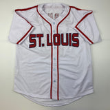 Autographed/Signed Nolan Gorman St. Louis White Baseball Jersey JSA COA