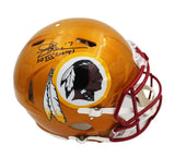 Joe Theismann Signed Washington Commanders Speed Authentic Flash Helmet -SB XVII