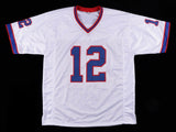 Jim Kelly Signed Buffalo Bills Jersey (Beckett Holo) 4XSuper Bowl Quarterback