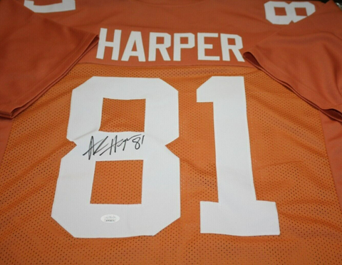 Alvin Harper Signed Tennessee Volunteers Jersey (JSA COA) Cowboys Wide Receiver