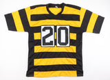 Rocky Bleier Signed Pittsburgh Steelers Bumble Bee Jersey "4x SB Champs" (JSA)