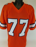 Karl Mecklenburg Signed Denver Broncos Jersey (JSA) 6xPro Bowl Linebacker