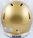 Lou Holtz Signed Notre Dame Riddell F/S Speed Helmet w/Natl Champs-BeckettW Holo