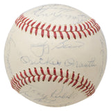 1962 New York Yankees Team Signed Baseball Yogi Berra + 22 Others BAS LOA