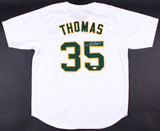 Frank Thomas Signed Athletics Jersey JSA COA 500 Home Run Club 2X AL MVP 93 & 94