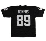 Brock Bowers Signed Las Vegas Custom Black Jersey