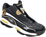 ALLEN IVERSON AUTOGRAPHED BLACK REEBOK THE ANSWER SHOE 76ERS 14 BECKETT 233336