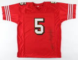 Jeff Garcia Signed San Fransisco 49ers Jersey (Beckett COA) 4xPro Bowl Q.B.