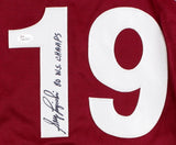 Greg Luzinski Signed Phillies Throwback Jersey Inscribed "80 WS Champs" JSA COA