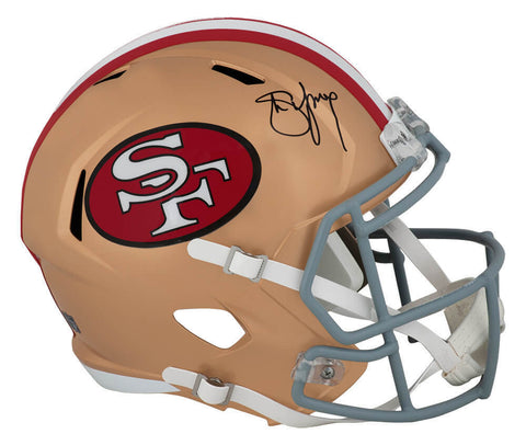 Steve Young Signed SF 49ers T/B Riddell Full Size Speed Replica Helmet -(SS COA)