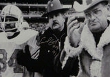 Earl Campbell HOF Signed Houston Oilers 16x20 W/ Bum Phillips *Silver Photo JSA