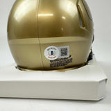 Autographed/Signed Raghib Rocket Ismail Notre Dame Mini Helmet Beckett BAS COA