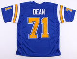 Fred Dean Signed San Diego Chargers Alternate Jersey Inscribed HOF 08 (Schwartz)