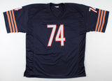 Jim Covert Signed Chicago Bears Jersey Inscribed "HOF 20" (Beckett) 1985 SB XX