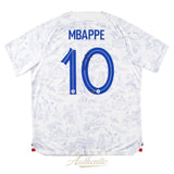 Kylian Mbappe Autographed 2022 France National Team Replica Jersey Panini